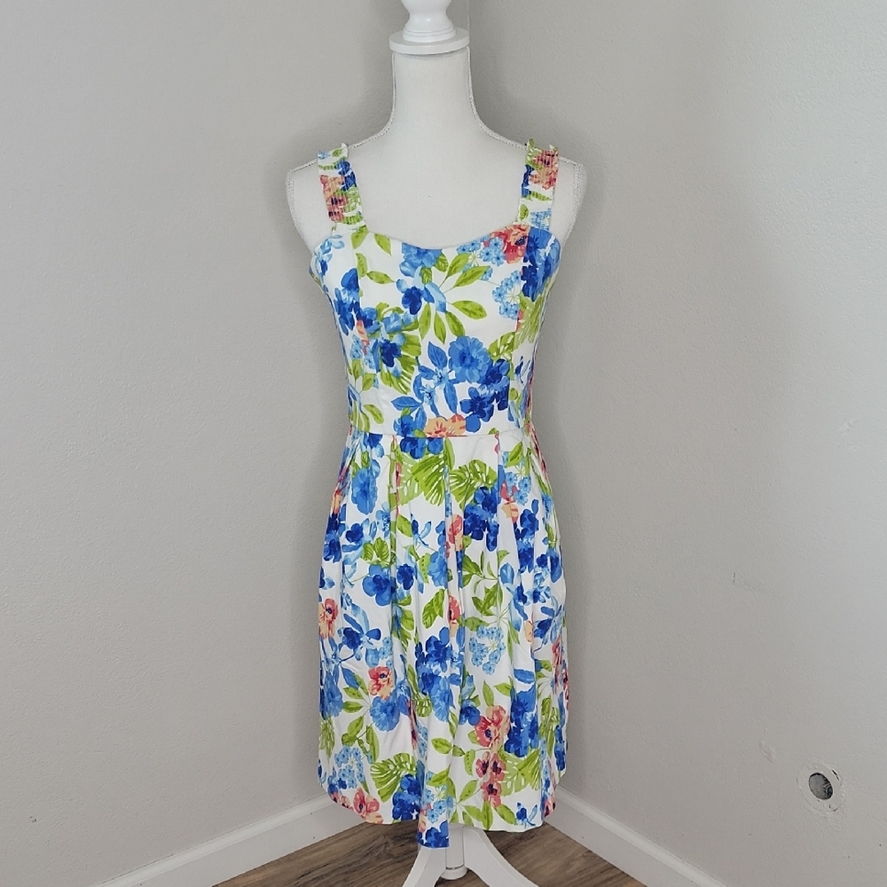 Roz & Ali Sleeveless Floral Summer Dress